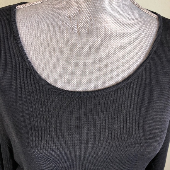 Vintage gaston jaunet black sweater 1960's-1970’s - Picture 8 of 16